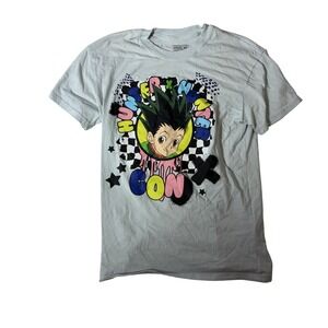 Hunter x‎ Hunter Gon Freecss Graphic T-Shirt Light Blue Mens Size M HZJ072C
